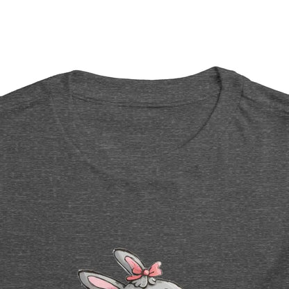 Eggstra Adorable Bunny Short Sleeve Tee for Toddlers - Kids Clothes