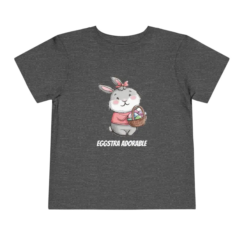 Eggstra Adorable Bunny Short Sleeve Tee for Toddlers - Kids Clothes