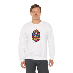 El Campeón Luchador Crewneck Sweatshirt - Sweatshirts