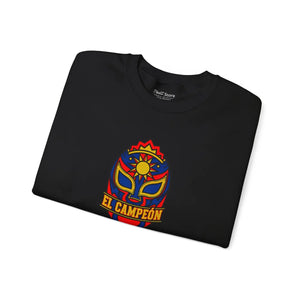 El Campeón Luchador Crewneck Sweatshirt - Sweatshirts