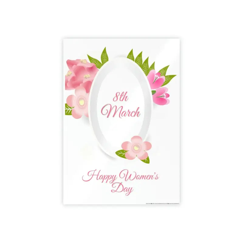 Electrify your Space: Women’s Day Gloss Posters for March 8th - 16.5’’ x 23.4’’ (vertical) / Glossy Poster