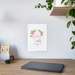 Women’s Day Gloss Posters - Electrifying 8th March Celebration - Dipaliz - Prints & Visual Artwork