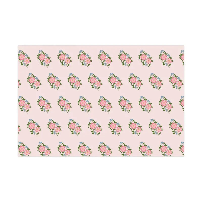 Enchant your Gifts with Pink Flowers Gift Wrap Papers - 30’’ x 20’’ / Satin Home Decor