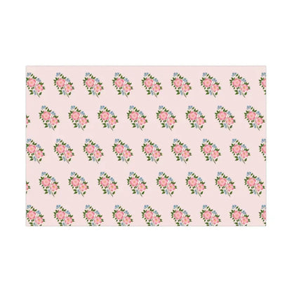 Enchant your Gifts with Pink Flowers Gift Wrap Papers - 30’’ x 20’’ / Satin Home Decor