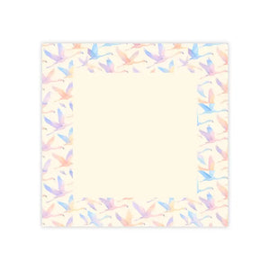 Floral Sticky Notes - Bird Print Note Pads - Dipaliz