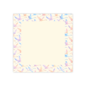 Floral Sticky Notes - Bird and Blossom Note Pads - Dipaliz