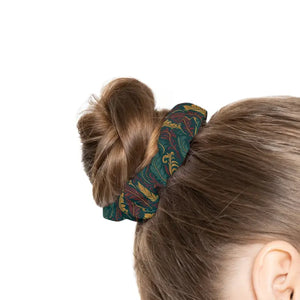 Elegant Boho Scrunchie - Floral Hair Tie - Dipaliz - 4’’ × - Accessories