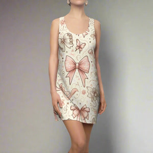 Bows and Butterflies Sew Racerback Dress Eco - Dipaliz - Dresses - Xs