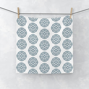 Floral Design Cotton Towel – Soft - Dipaliz - Hand Towels