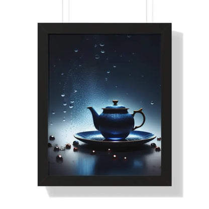 Sip in Style: Dipaliz Black Tea Framed Vertical Poster - 16″ x 20″