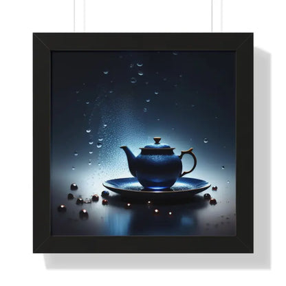 Sip in Style: Dipaliz Black Tea Framed Vertical Poster - 16″ x