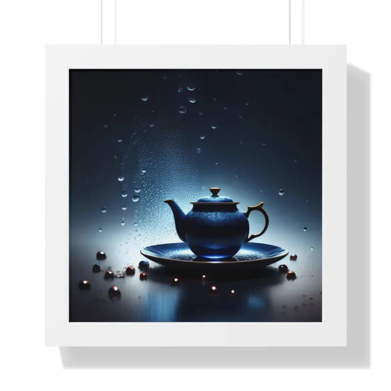 Sip in Style: Dipaliz Black Tea Framed Vertical Poster - 16″ x / White