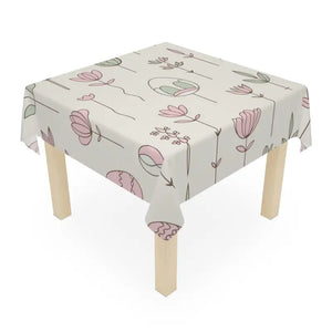 Elegant Easter Blossom Tablecloth - Polyester Dining Experience - Dipaliz - one Size / White - Tablecloths