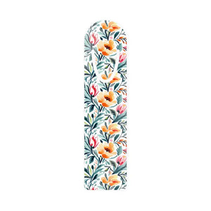 Aluminum Bookmark Intricate Floral Pattern for Book Enthusiasts - one Size / White - Bookmarks