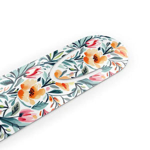 Aluminum Bookmark Intricate Floral Pattern for Book Enthusiasts - one Size / White - Bookmarks