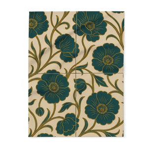 Floral Throw Blanket – Arctic Fleece Softness - Dipaliz - Blankets