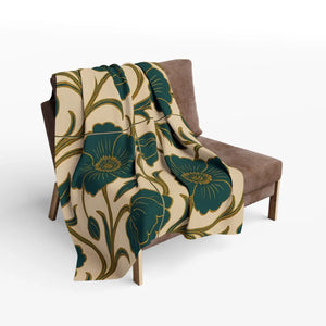 Floral Throw Blanket – Arctic Fleece Softness - Dipaliz - Blankets
