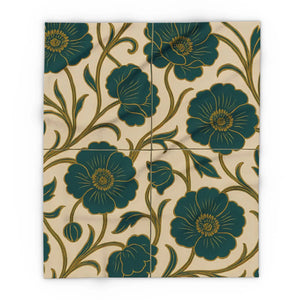 Floral Throw Blanket – Arctic Fleece Softness - Dipaliz - Blankets