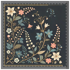 Elegant Floral Napkins Set - Dinner Parties Decor - Dipaliz - 18’’ × / 4-piece Set - Cloth