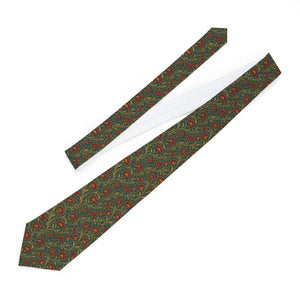 Premium Elegant Floral Necktie - Vibrant Wedding Tie - Dipaliz - one Size - Neckties