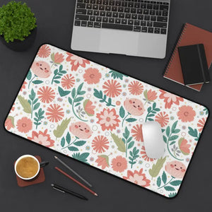 Elegant Floral Pattern Desk Mat - Stylish Workspace Upgrade - Dipaliz - Workstation & Cubicle Accessories
