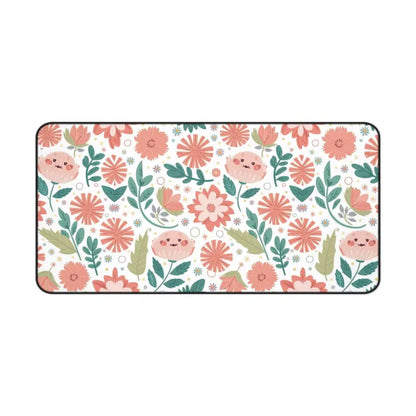 Chic Floral Desk Mat: Elevate your Workspace Vibe - Computer Accessories