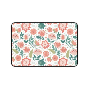 Elegant Floral Pattern Desk Mat - Stylish Workspace Upgrade - Dipaliz - Workstation & Cubicle Accessories