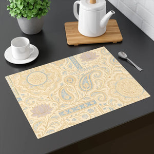 Elegant Floral Placemat - Bohemian Table Setting Decor - Dipaliz - 18’’ × 14’’ - Home