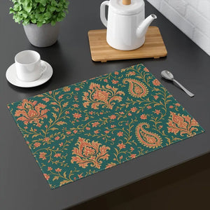 Home Decor - Premium Cotton Twill Placemats - Vintage Charm - Dipaliz 18’’ × 14’’