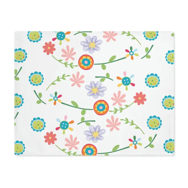 Blooming Floral Placemats for 2024 Stylish Dining Trends - 18’’ × 14’’ Home Decor