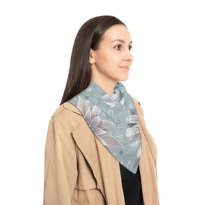 Elegant Floral Poly Scarf - Effortless Chic - Dipaliz - Scarves & Shawls