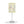 Floral Print Lamp on a Stand with Steel Base - Dipaliz - Light Yellow / Silver / one Size - Lamps