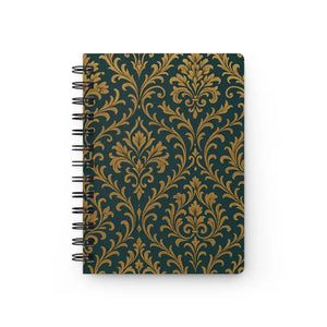 Floral Spiral Bound Journal - Elegant Creative Design - Dipaliz - one Size - Journals