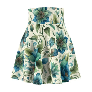 Floral Skater Skirt - Elegant Summer Event Style - Dipaliz - Skirts