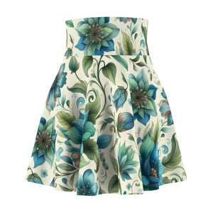Elegant Floral Skater Skirt - Summer Event Style - Dipaliz - Skirts - Xs