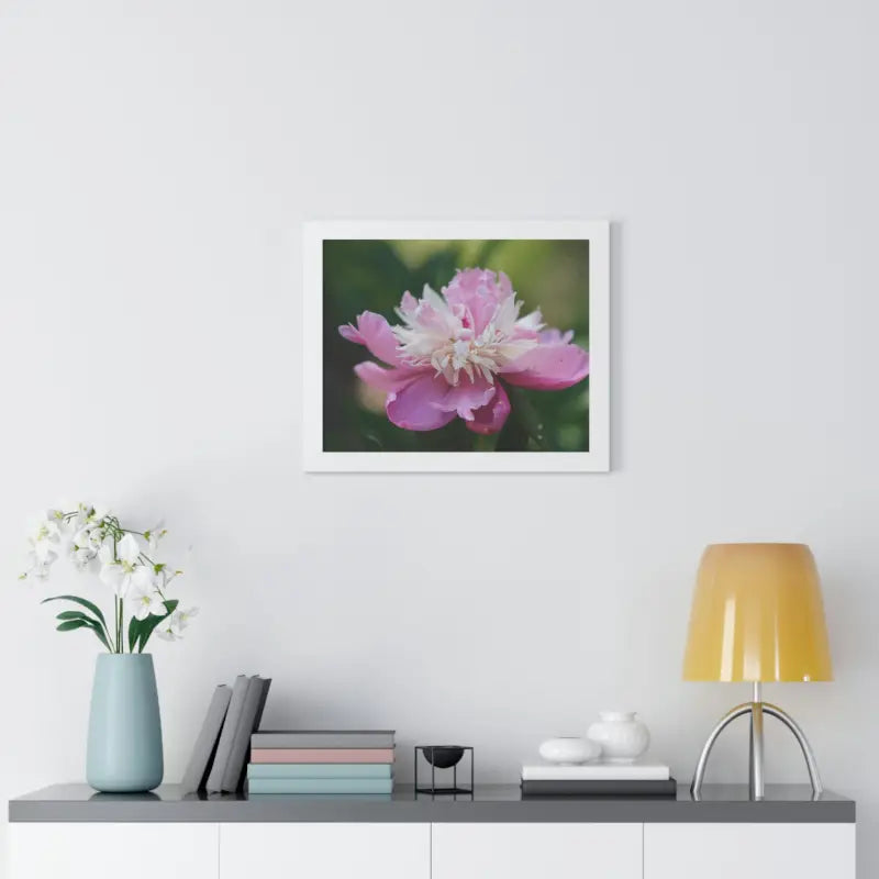 Transform your Space with Framed Pink Peonies Poster