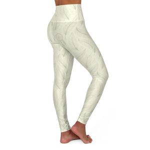 Premium High Waisted Yoga Leggings - Artistic Prints - Dipaliz - Xs