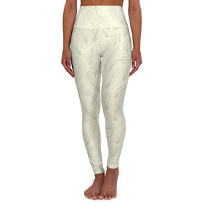 Premium High Waisted Yoga Leggings - Artistic Prints - Dipaliz - Xs