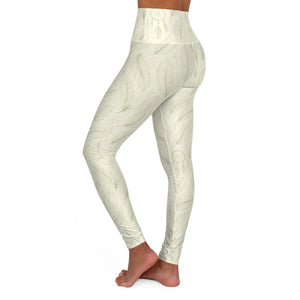 Premium High Waisted Yoga Leggings - Artistic Prints - Dipaliz - Xs