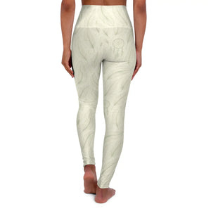 Premium High Waisted Yoga Leggings - Artistic Prints - Dipaliz - Xs