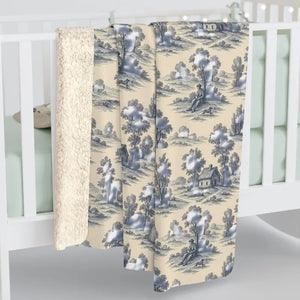 Sherpa Fleece Blanket - Elegant Cozy Home Decor Throw - Dipaliz - 60’’ × 80’’ - Blankets