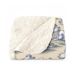 Sherpa Fleece Blanket - Elegant Cozy Home Decor Throw - Dipaliz - Blankets