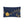 Navy Blue Basic Pillow with Golden Flower Design - Dipaliz - 20″×12″ - Throw Pillows