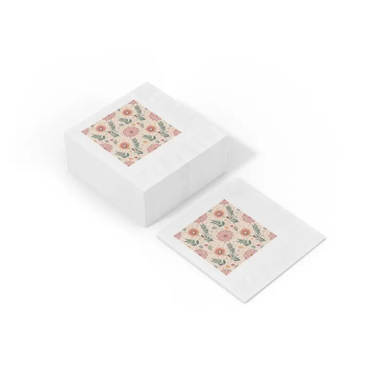 Elegant Orange Butterfly Three-ply White Paper Napkins - Home Decor