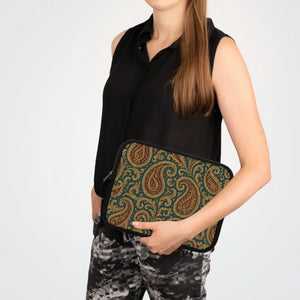 Designer Paisley Laptop Sleeve - Stylish Protection - Dipaliz - Bags