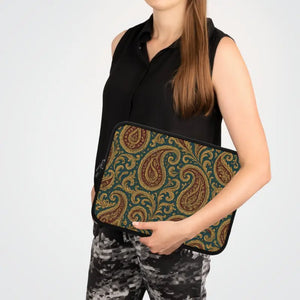 Designer Paisley Laptop Sleeve - Stylish Protection - Dipaliz - Bags