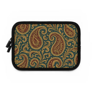 Designer Paisley Laptop Sleeve - Stylish Protection - Dipaliz - Black / 7’’ - Bags