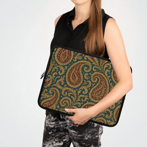 Designer Paisley Laptop Sleeve - Stylish Protection - Dipaliz - Bags
