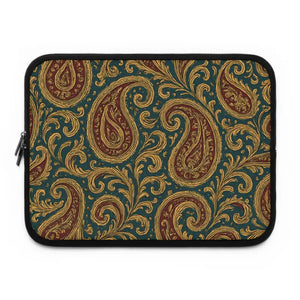 Designer Paisley Laptop Sleeve - Stylish Protection - Dipaliz - Black / 13’’ - Bags
