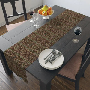Paisley Table Runner - Festive Dining Cotton Twill Decor - Dipaliz - Runners